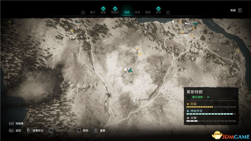 《刺客信条：英灵殿》全收集攻略 全武器套装+斗句+世界事件+宝藏收集