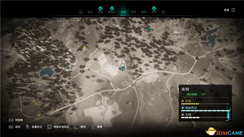 《刺客信条：英灵殿》全收集攻略 全武器套装+斗句+世界事件+宝藏收集