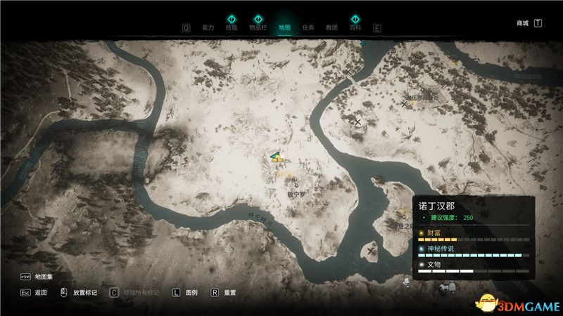 《刺客信条：英灵殿》全收集攻略 全武器套装+斗句+世界事件+宝藏收集