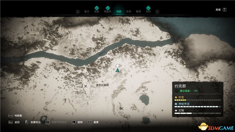 《刺客信条：英灵殿》全收集攻略 全武器套装+斗句+世界事件+宝藏收集