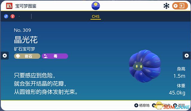 《宝可梦：朱紫》图鉴 全宝可梦捕捉地点进化条件一览