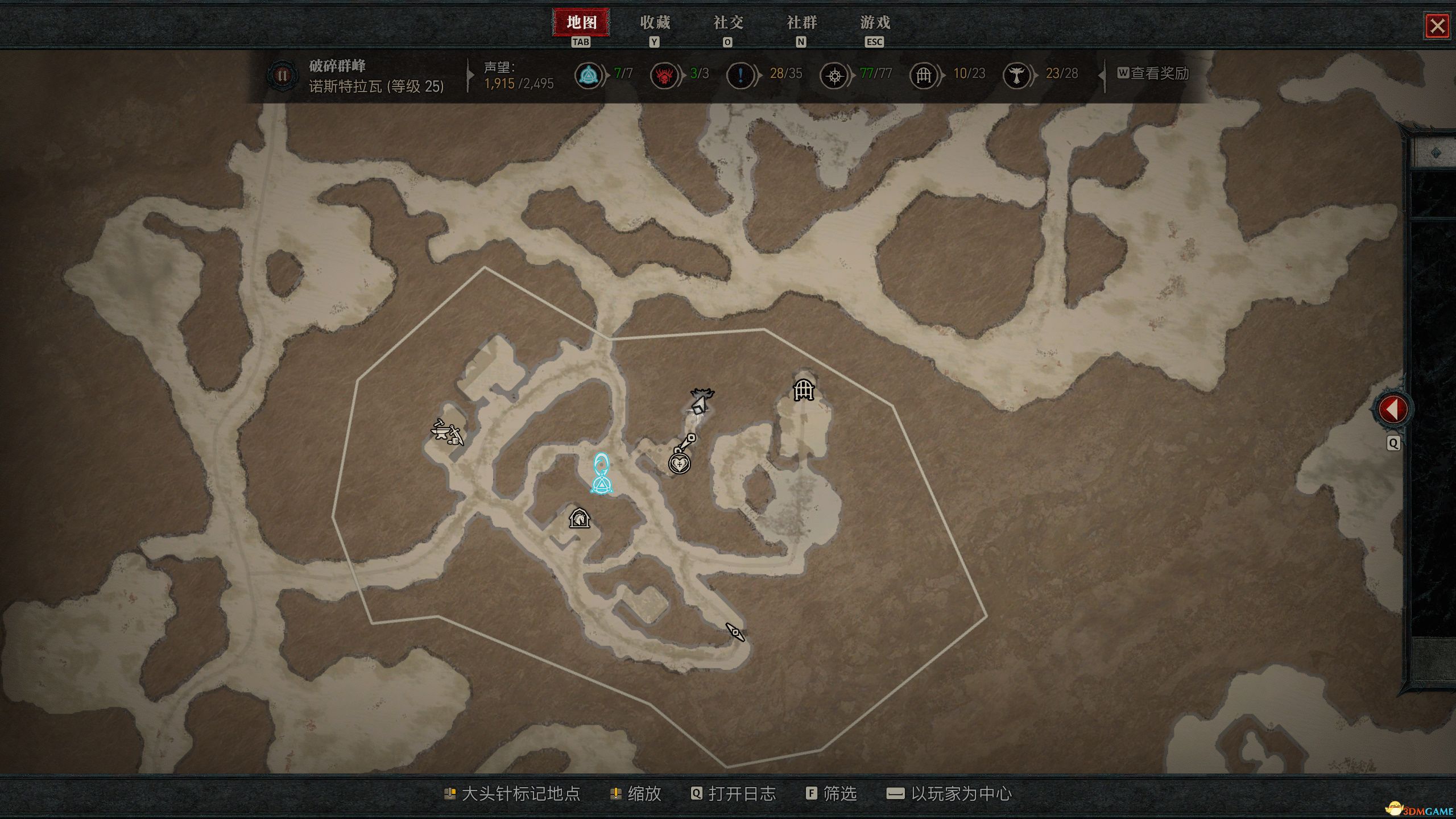 《暗黑破坏神4》图文攻略百科 全流程全支线全地城事件及莉莉丝雕像收集