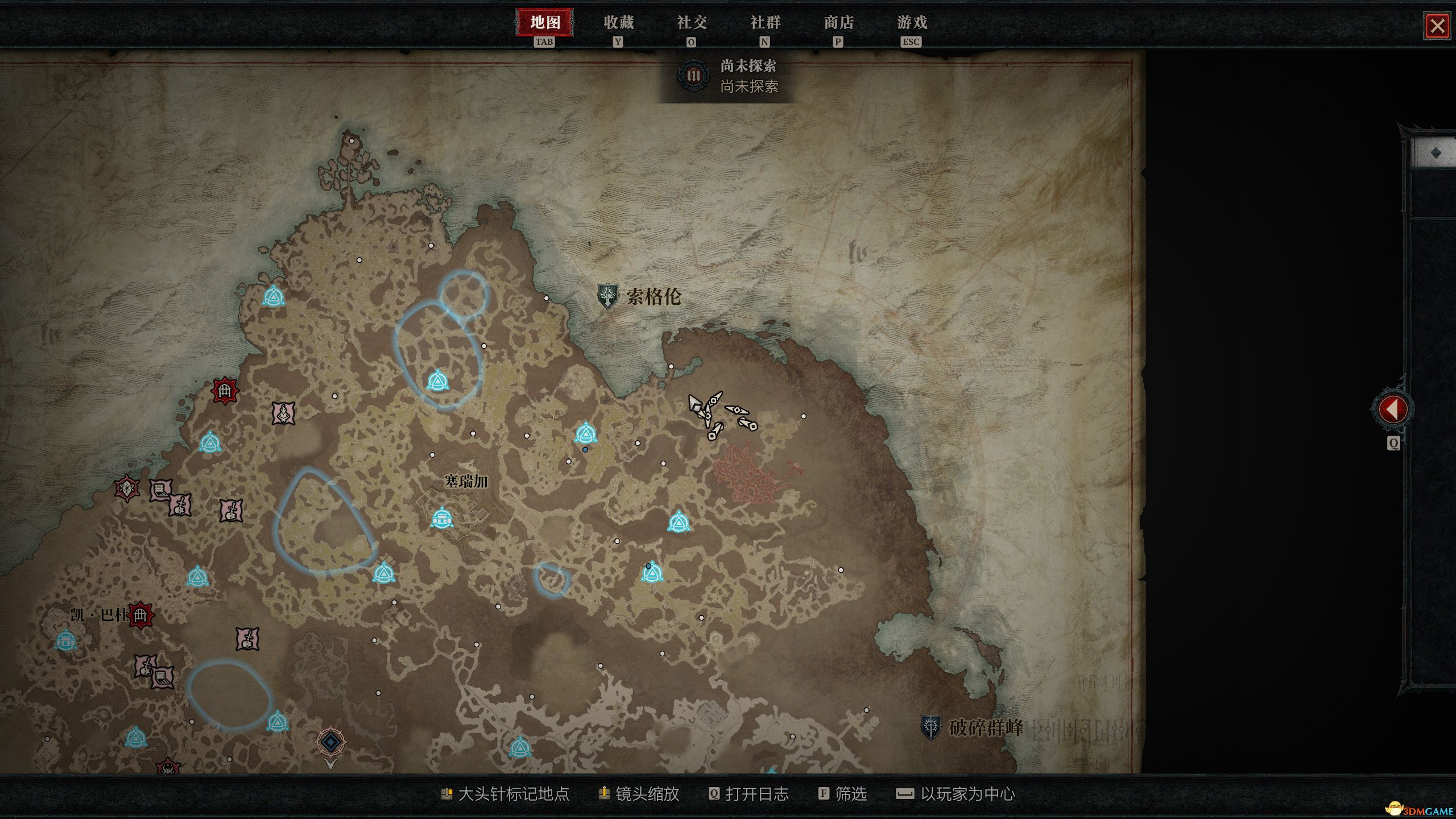 《暗黑破坏神4》图文攻略百科 全流程全支线全地城事件及莉莉丝雕像收集