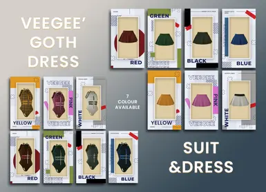 《赛博朋克2077》哥特式连衣皮裙MOD