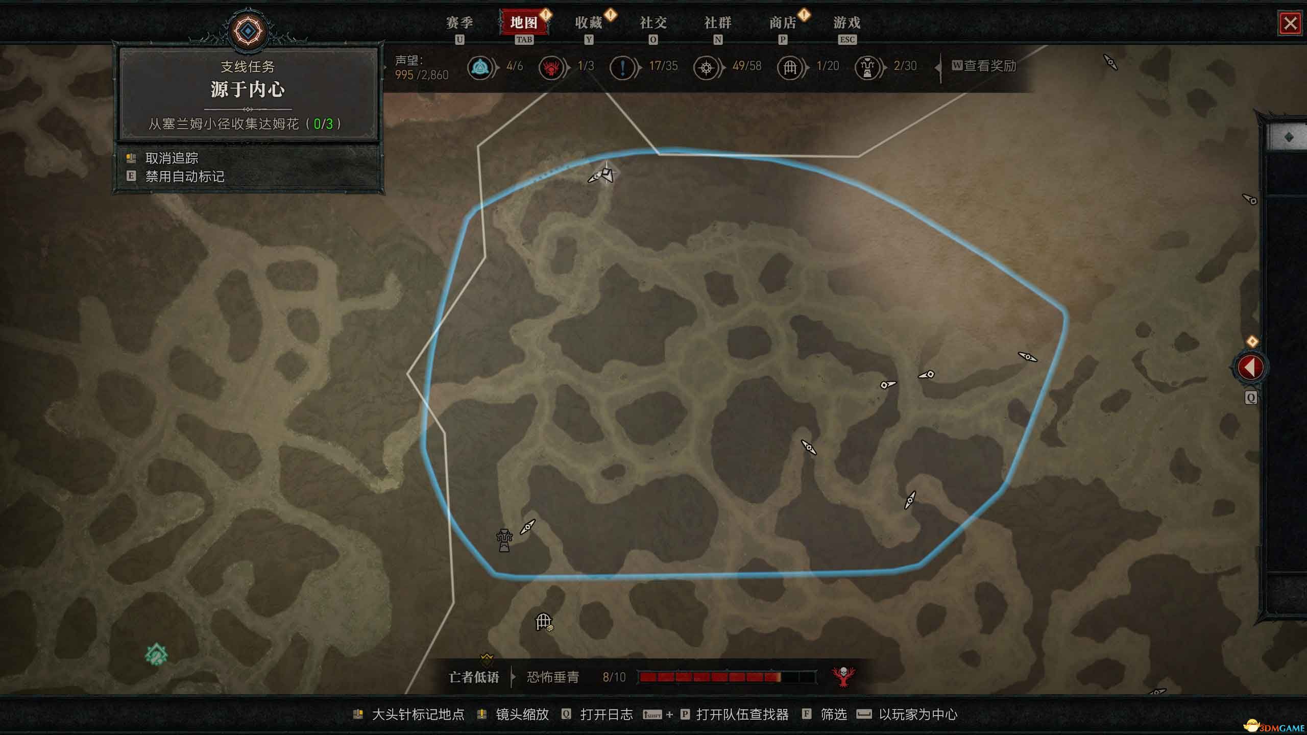 《暗黑破坏神4》图文攻略百科 全流程全支线全地城事件及莉莉丝雕像收集