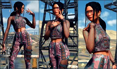 《赛博朋克2077》日落服装MOD