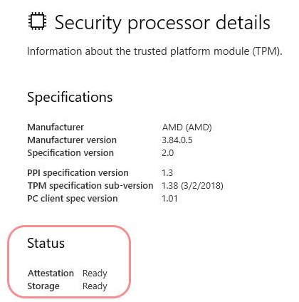 Win11导致AMD的TPM认证失败处理方法介绍