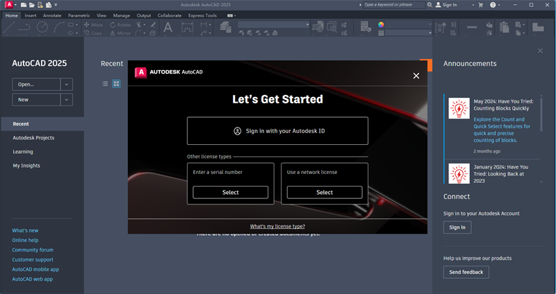 AutoCAD 2025v25.0.58.0