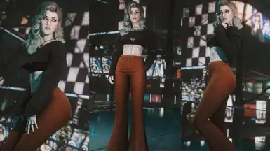 《赛博朋克2077》喇叭裤外观MOD