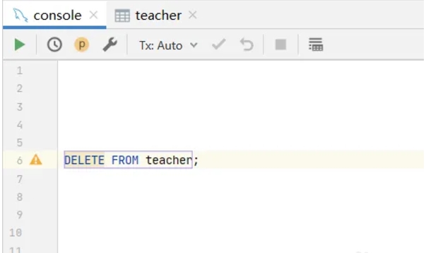 mysql怎么删除表中的所有数据