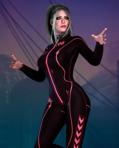 《赛博朋克2077》赛博连体紧身衣MOD