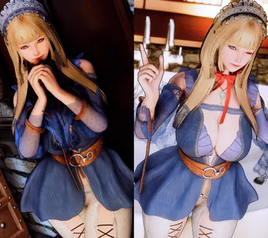 《上古卷轴5：天际重制版》COCO哥特式宝贝外观MOD