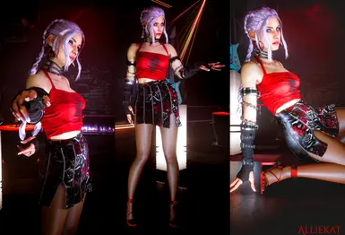 《赛博朋克2077》迷你半身裙MOD