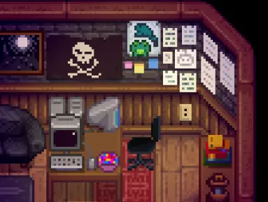 《星露谷物语》塞巴斯蒂安的办公椅MOD