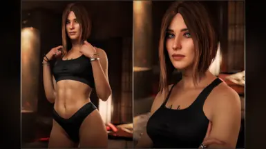 《赛博朋克2077》军装内衣MOD