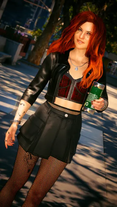 《赛博朋克2077》娃娃紧身胸衣MOD