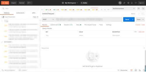 如何使用postman运行接口