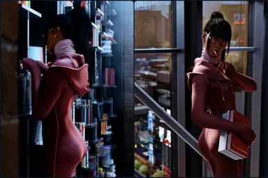 《赛博朋克2077》图书馆警笛连衣裙MOD