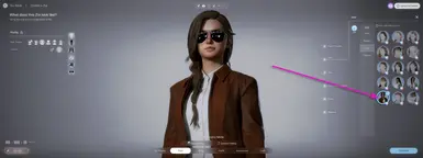 《inZOI》简单的侧辫发型MOD