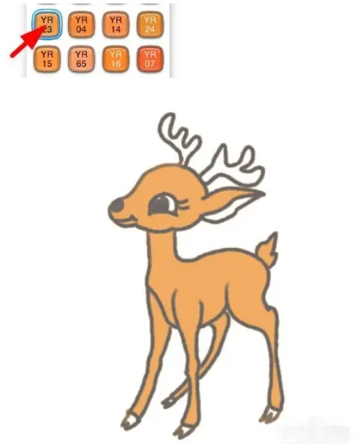 sketchbook怎么画梅花鹿