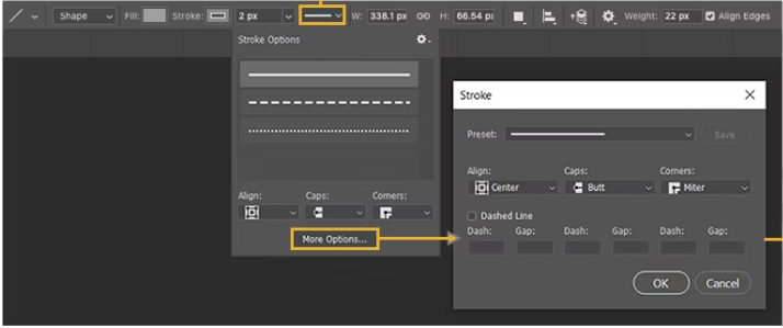 Photoshop CS3怎么画直线