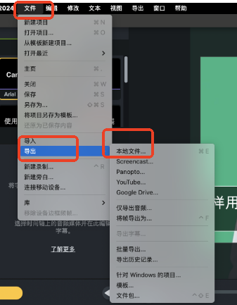 Camtasia如何设置导出分辨率