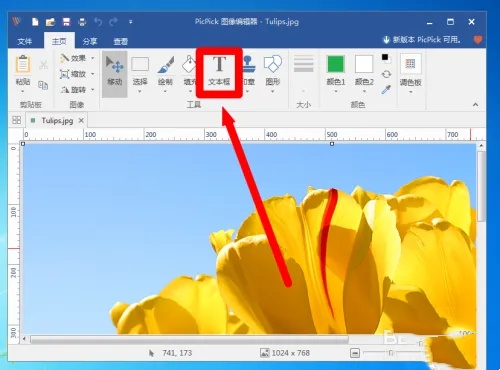 picpick如何将文字插入图中