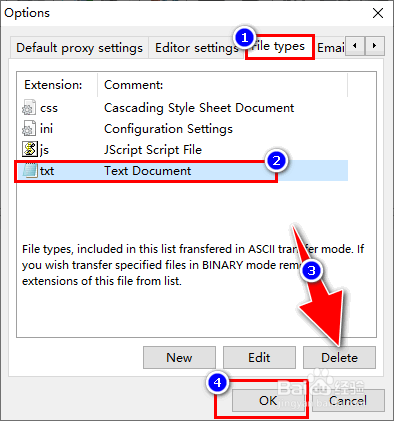 FTPGetter怎么设置txt文件为二进制传输