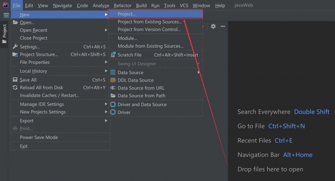 IDEA怎么创建一个静态web项目