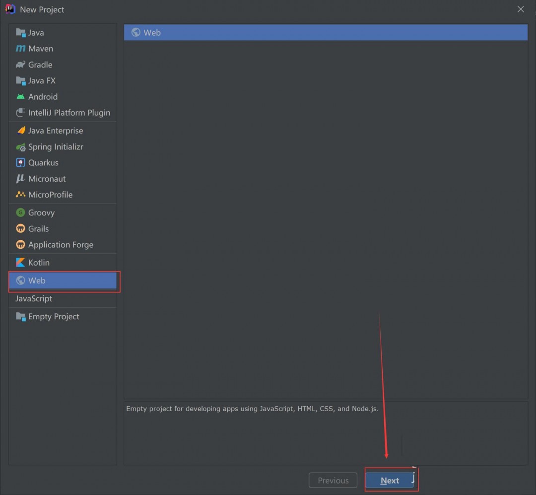 IDEA怎么创建一个静态web项目