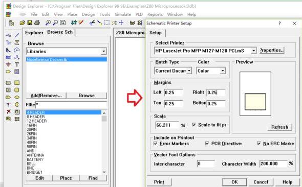 Protel99se怎么设置原理图模板