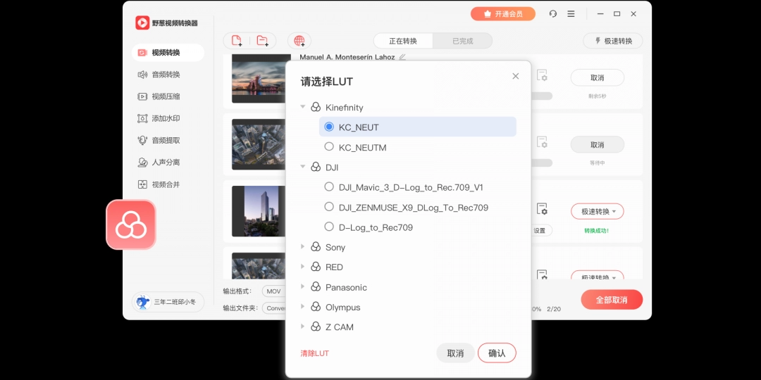 野葱视频转换器1.0.38.1
