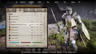 《上古卷轴4：湮灭重制版》白种马骑士盔甲MOD