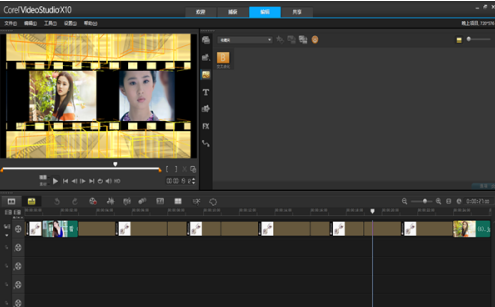 会声会影x10如何调用好莱坞转场特效