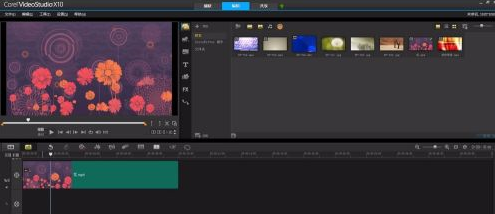 会声会影x10如何把视频截开
