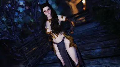 《上古卷轴5：天际重制版》野外女巫服装MOD