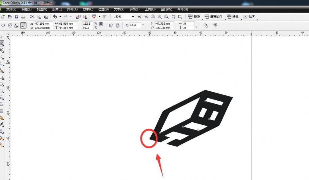 CDR自由扭曲工具怎么使用