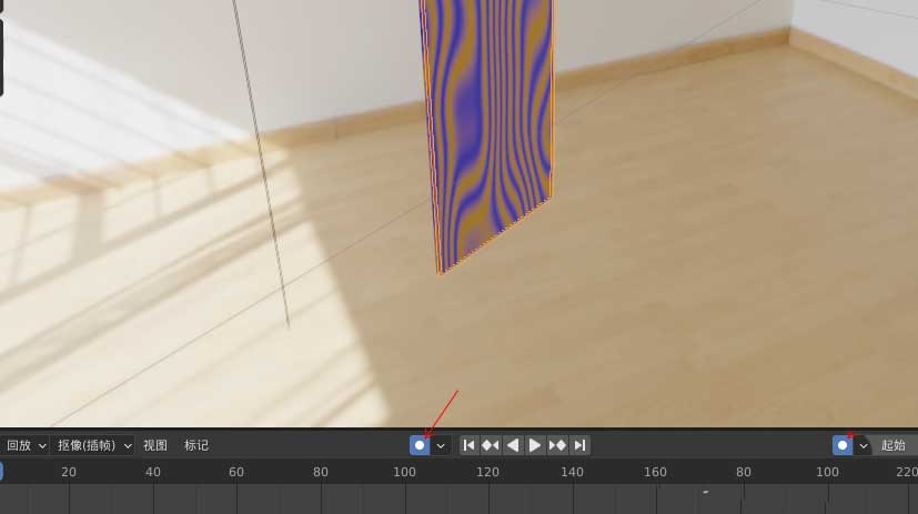 blender2.9怎么制作日式左右推拉窗帘效果的动画