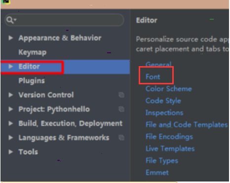 pycharm怎么设置字体大小