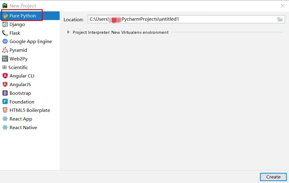 pycharm怎么新建Python工程
