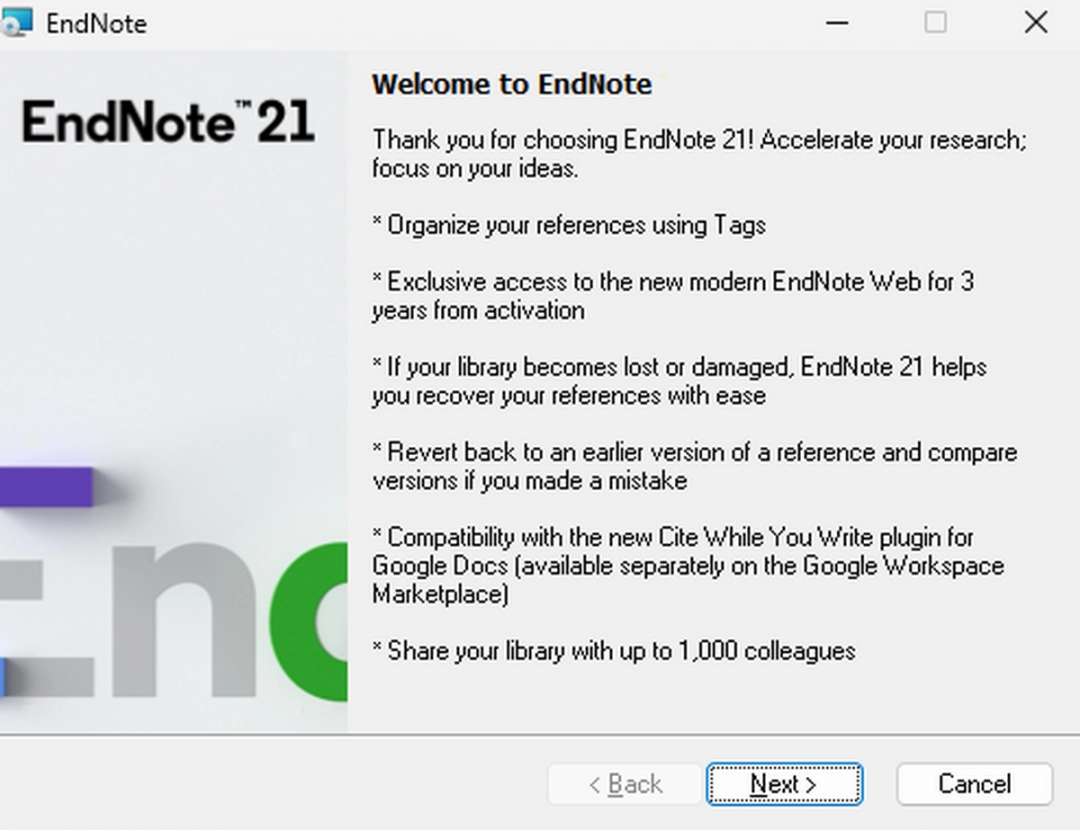 EndNote21.5.0