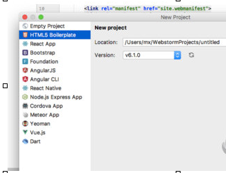 webstorm新建Html文件的详细步骤