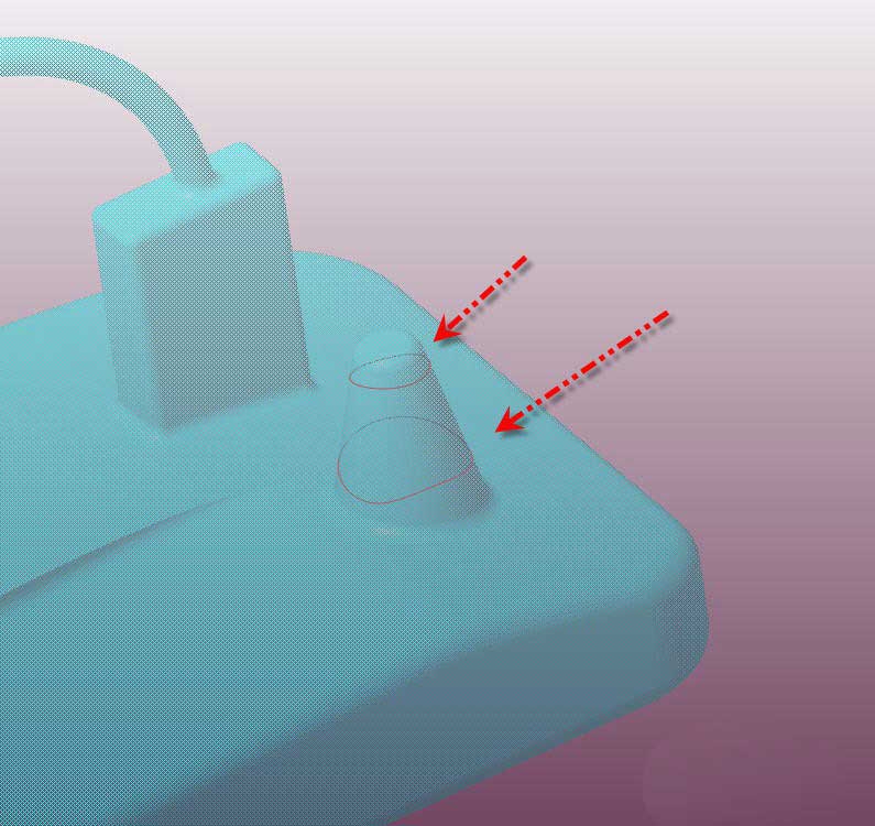 Creo怎么获取圆锥曲面