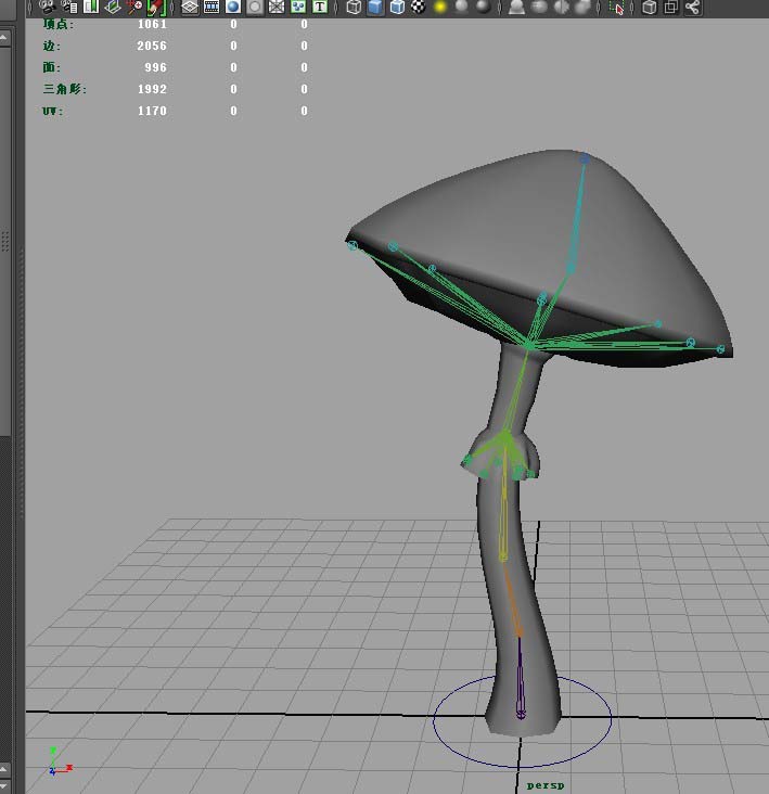 maya修改权重的操作方法
