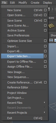 autodesk maya怎么导出obj