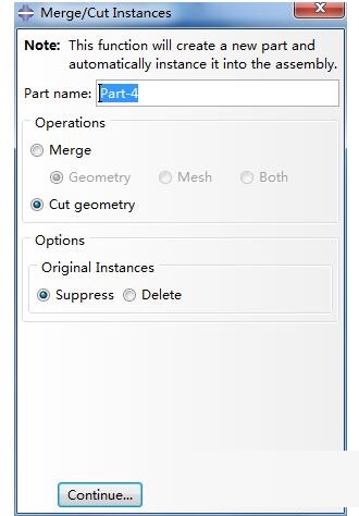 Abaqus在曲面上面打孔