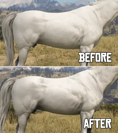 《荒野大镖客2》马纹理改进MOD