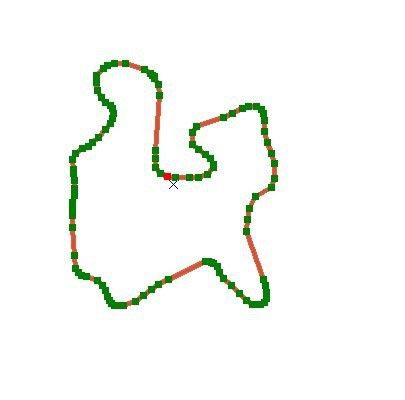 ARCGIS如何查线折点坐标