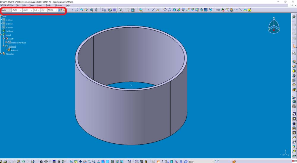 Catia零件模型添加颜色的图文步骤