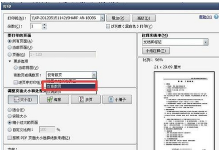 Adobe Reader XI怎么设置双面打印